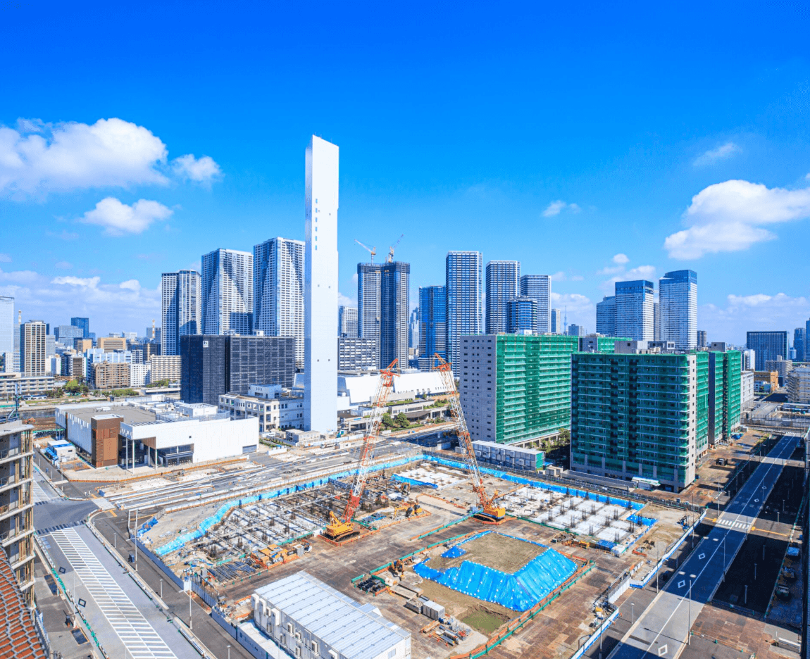 タイムラプスシステムと都市風景